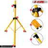 5 Core Speaker Stand Tripod Pair Tall Height Adjustable Heavy Duty DJ Light Floor Stands Universal 35mm Pole Mount PA Studio Monitor Large Subwoofer S