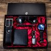 A04991Men's business gift box set Wallet belt watch pen glasses combination set
