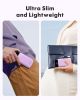 Portable Charger with Built in Cables, Portable Charger with Cords Wires Slim 10000mAh Travel Essentials Battery Pack 6 Outputs 3A High Speed Power Ba