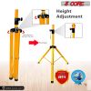 5 Core Speaker Stand Tripod Pair Tall Height Adjustable Heavy Duty DJ Light Floor Stands Universal 35mm Pole Mount PA Studio Monitor Large Subwoofer S